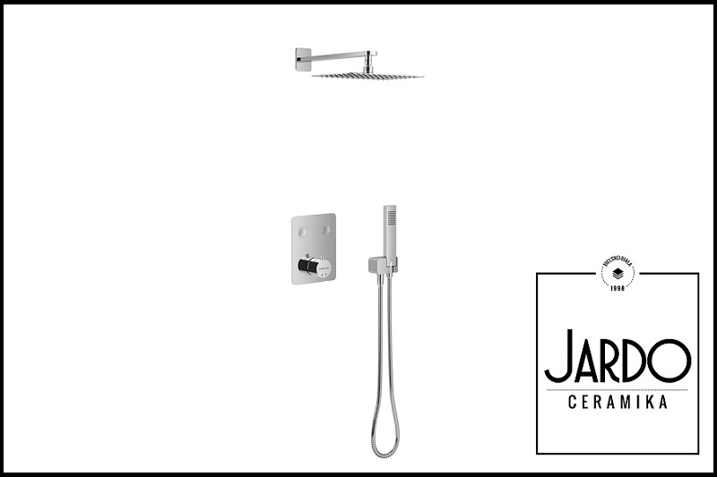 Zestaw Prysznicowy Krotos Podtynkowy Termo 2-wyjścia