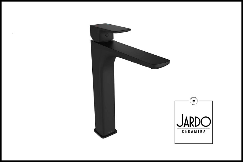 Bateria Umywalkowa Keria Czarny Mat Wysoka